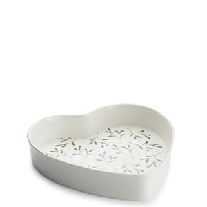 Sophie Conran for Portmeirion Mistletoe Heart Shaped Baking Dish